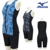 ミズノMIZUNO別注オリジナルフィットネス水着レディースセパレーツセパレートファスナー付き袖なしパッド付きN2JGDW57
