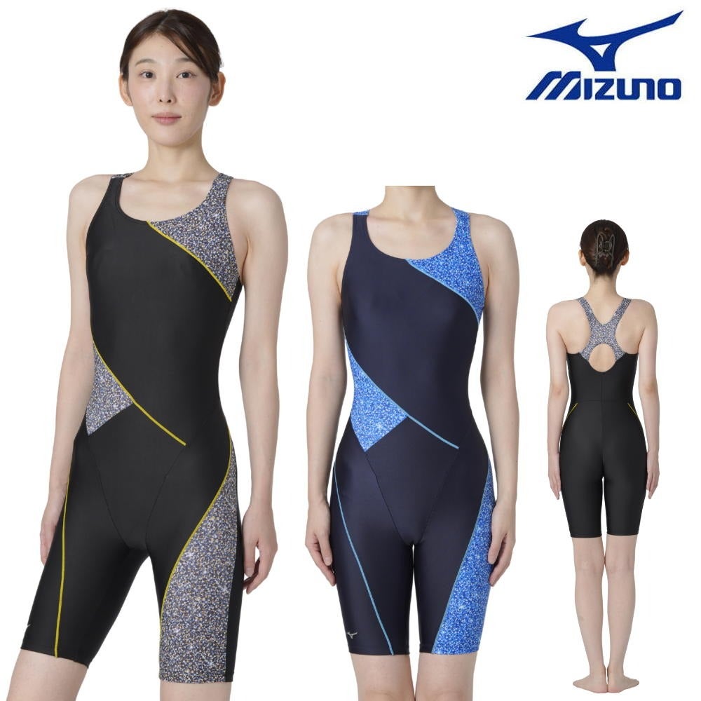 ミズノMIZUNO別注オリジナルフィットネス水着レディースオールインワンパッド付きN2JGDW08
