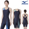 ミズノMIZUNO別注オリジナルフィットネス水着レディースオールインワンパッド付きN2JGDW08