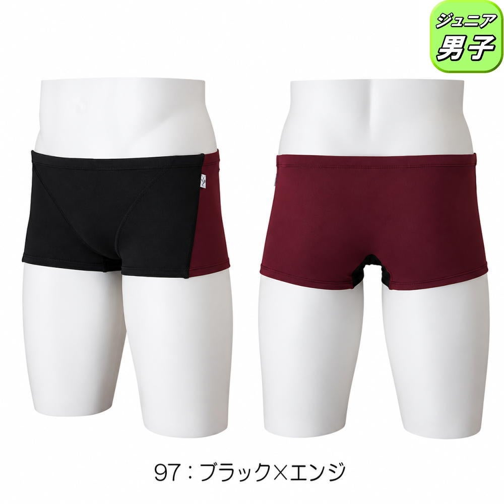 ミズノMIZUNO競泳水着練習用水着ジュニア男子エクサースーツMONOショートスパッツEXERSUITS競泳練習水着2026年秋冬モデルN2MBD980